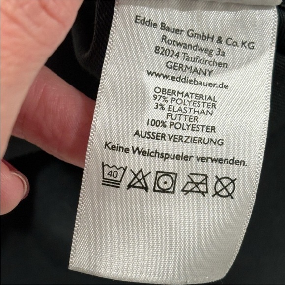 Eddie Bauer Womens Travex jacket hoodie waterproof activewear black size XL - Picture 13 of 14